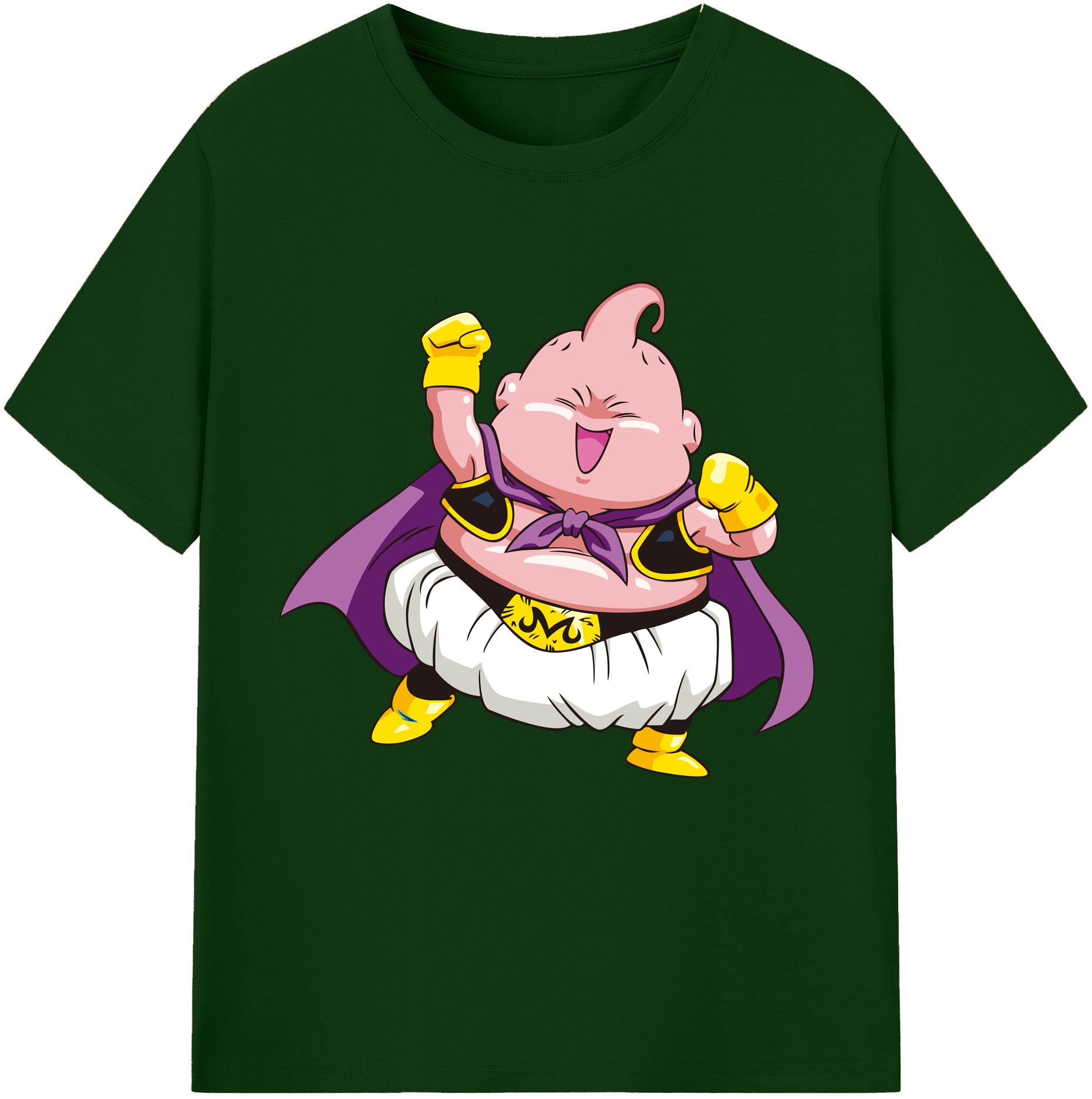 （画像用） ドラゴンボール 魔人ブウ DRAGON BALL Majin Buu 綿100％半袖Tシャツ（フロントプリント）
